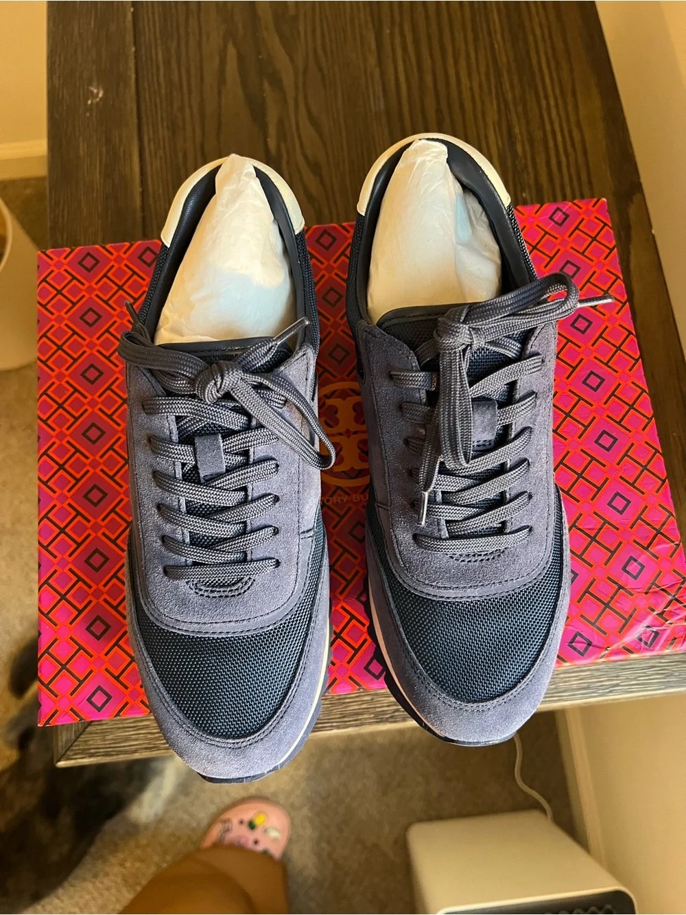Tory Burch Sawtooth Logo Runner Sneakers